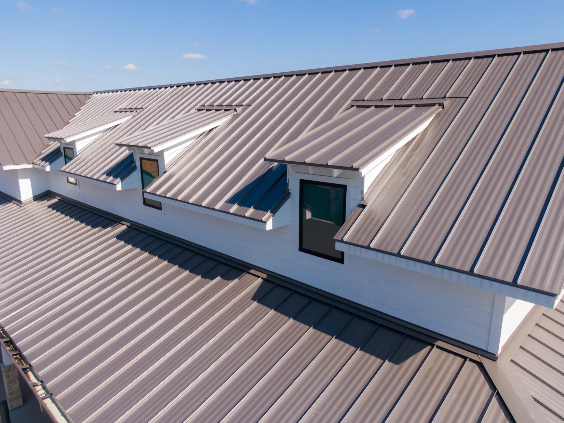 Finished roof on a home completed by Tip Top Roofing