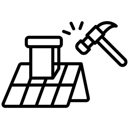Roof repair and maintenance icon